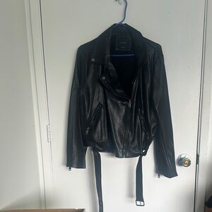 Elodie Black Leather Jacket